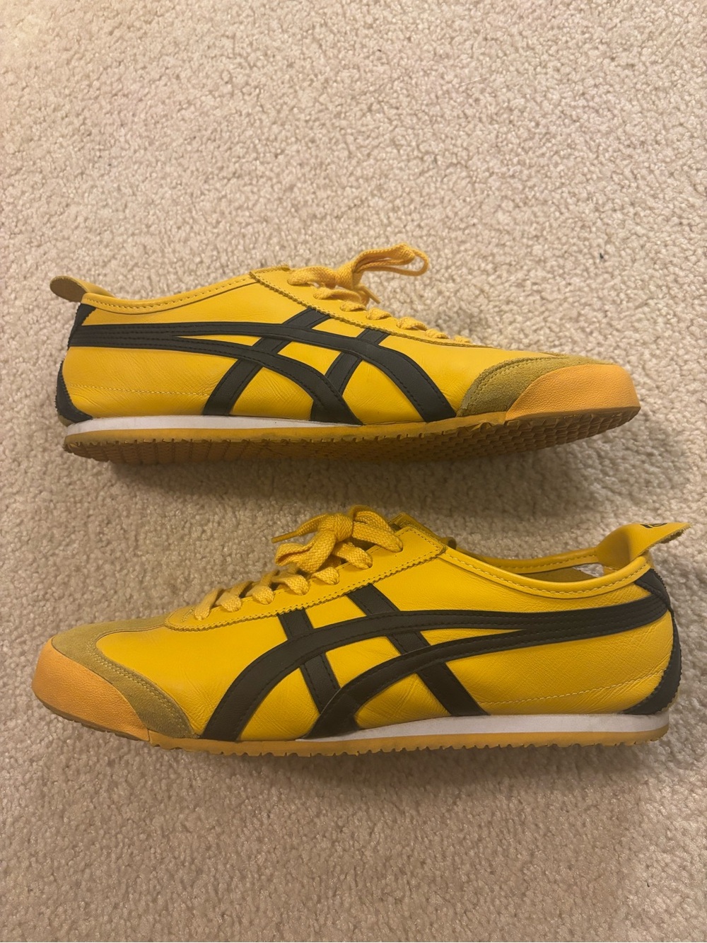 Onitsuka Tiger by Asics Yellow and Black Men's Sneakers